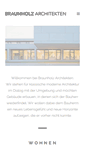 Mobile Screenshot of braunholz-architekten.de